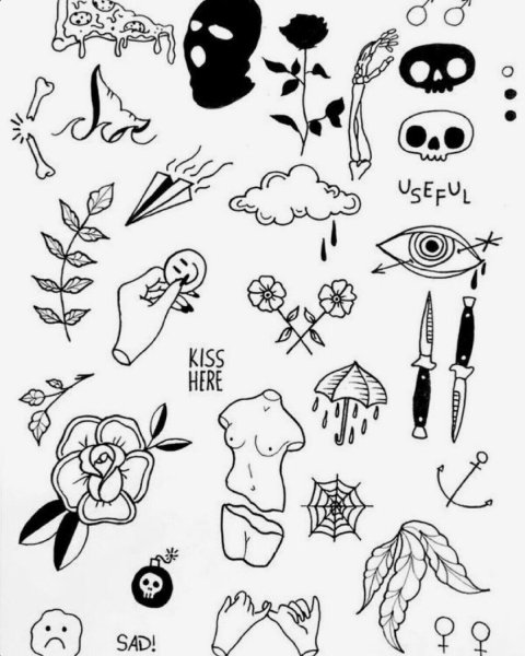 Простые тату