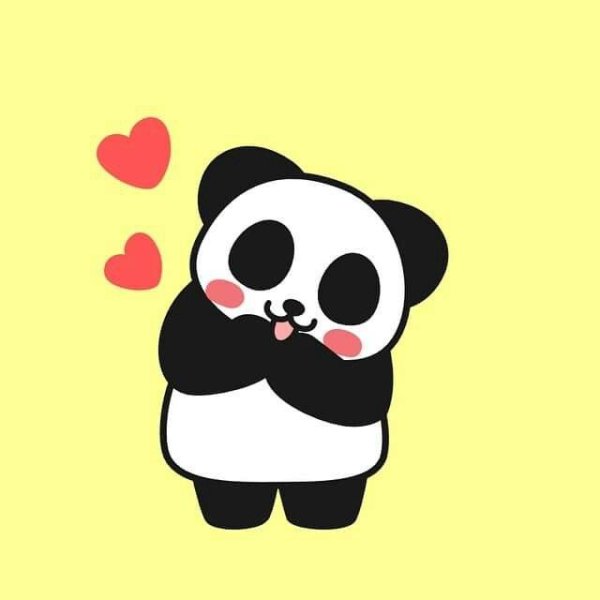 Панда рисунок