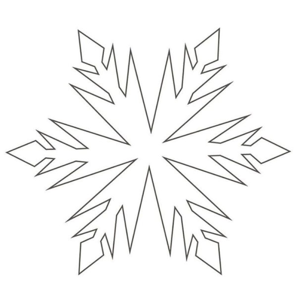 Шаблоны снежинок