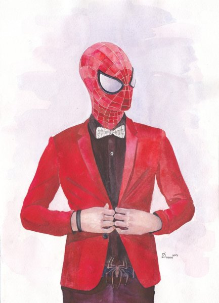 Человек паук в пиджаке