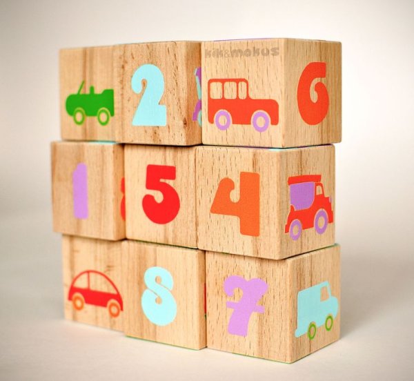 Деревянные кубики