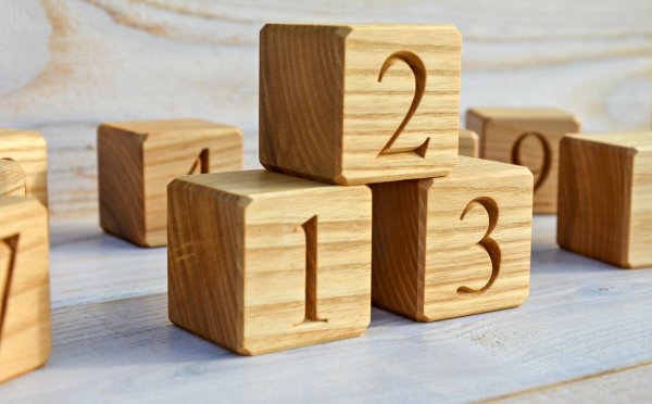 Деревянные кубики