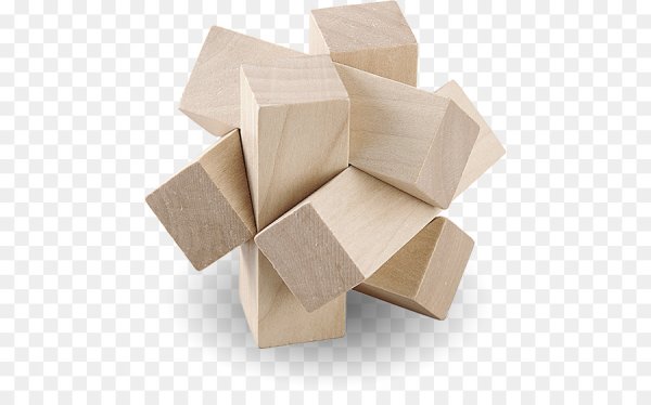 Деревянные кубики на прозрачном фоне