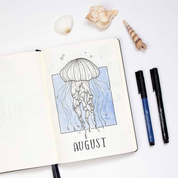 Зимний Bullet Journal