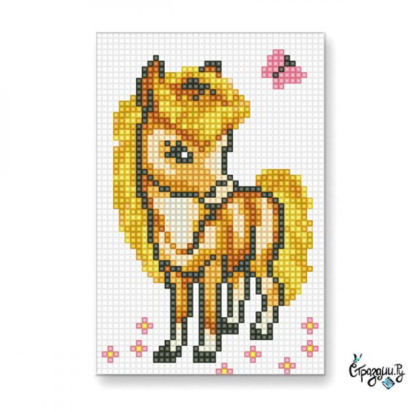 Алмазная живопись Лилия 30х30см 323345