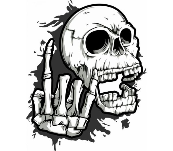 Череп рокера