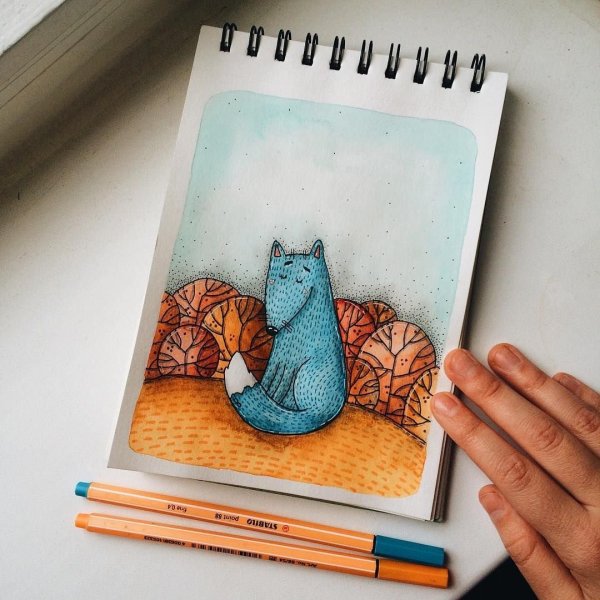 Маленькие рисунки для скетчбука