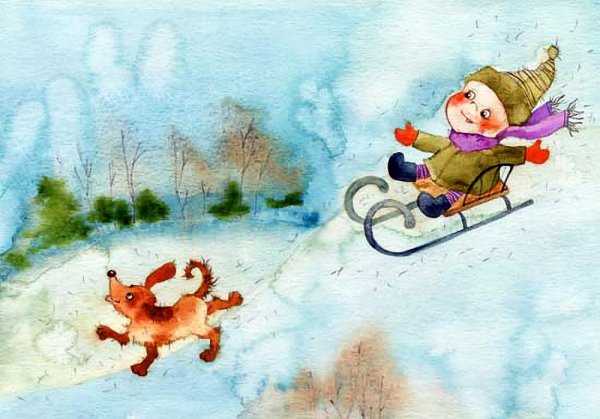 Зимние акварели Виктории Кирдий