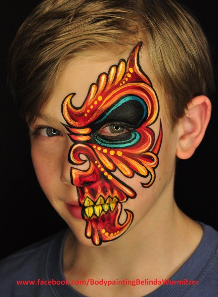 Маски для Хэллоуина грим