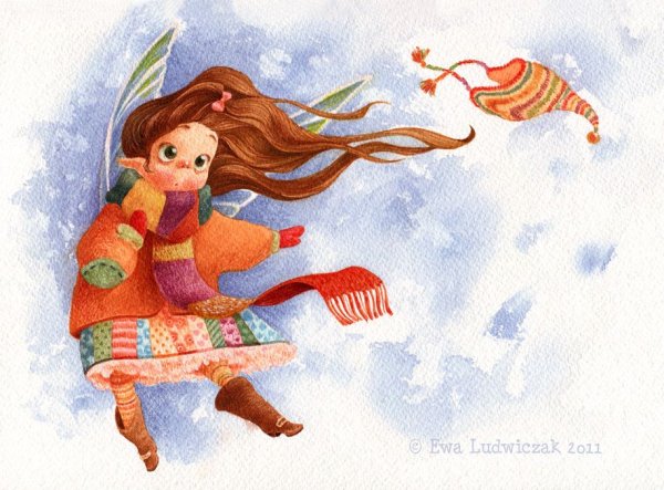 Ева Людвичак акварели