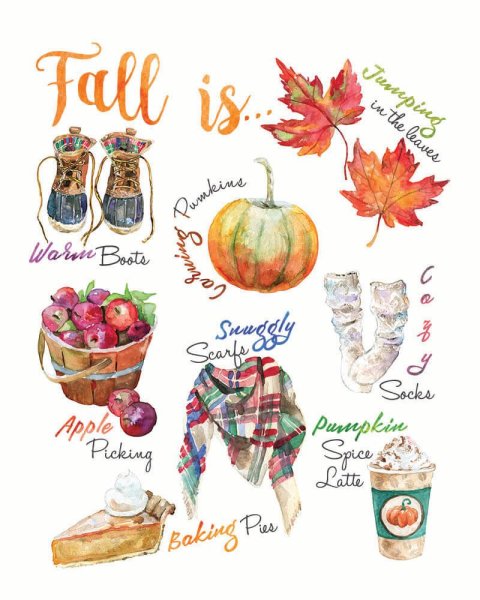 Осенние наклейки