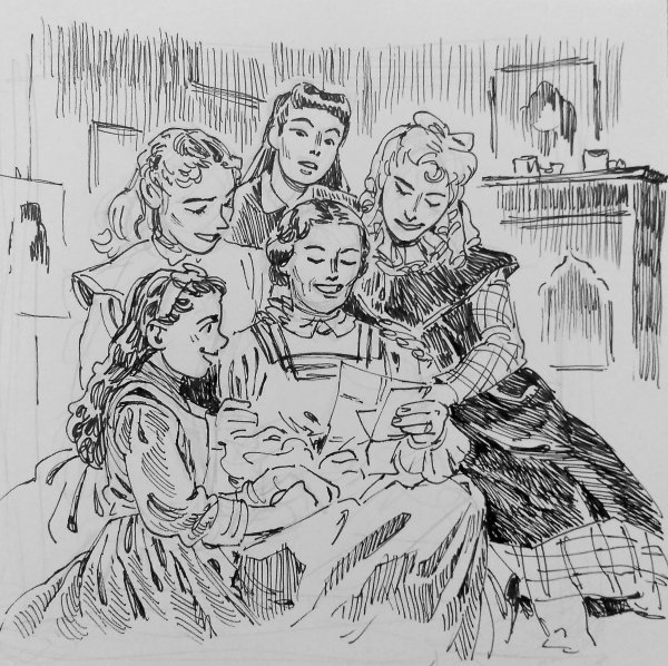 Луиза Мэй Олкотт маленькие женщины фильм