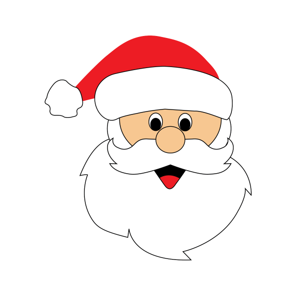 Лицо Деда Мороза