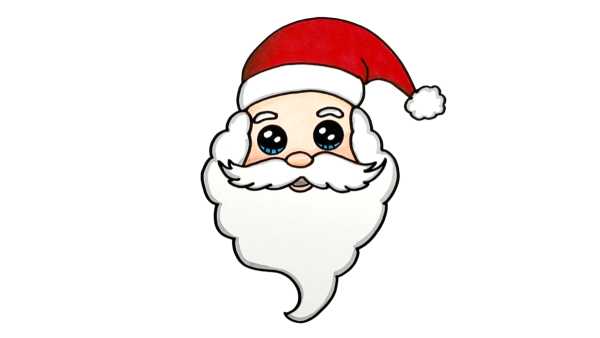 Лицо Деда Мороза