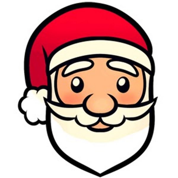 Дед Мороз для срисовки