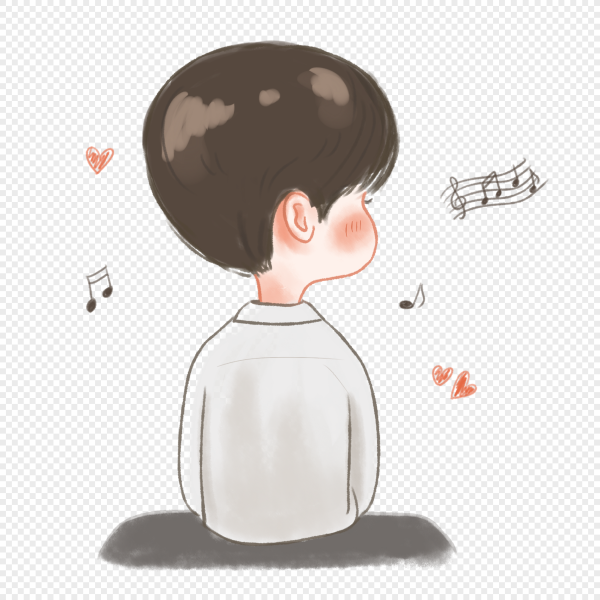 Нарисовать мальчика спиной