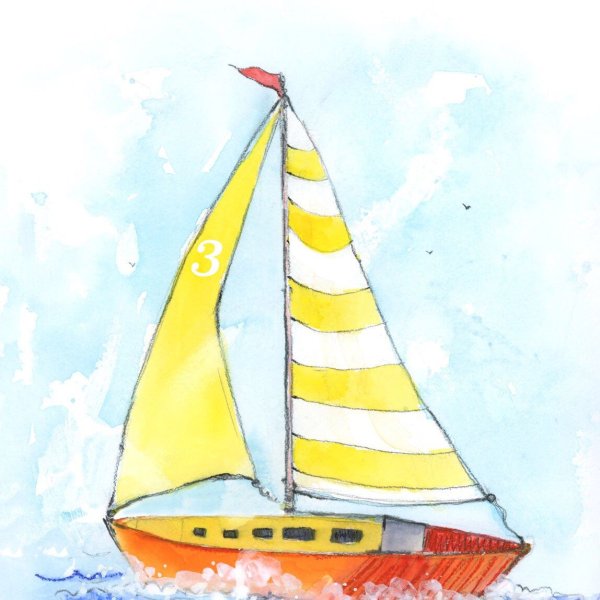 Кораблик рисунок