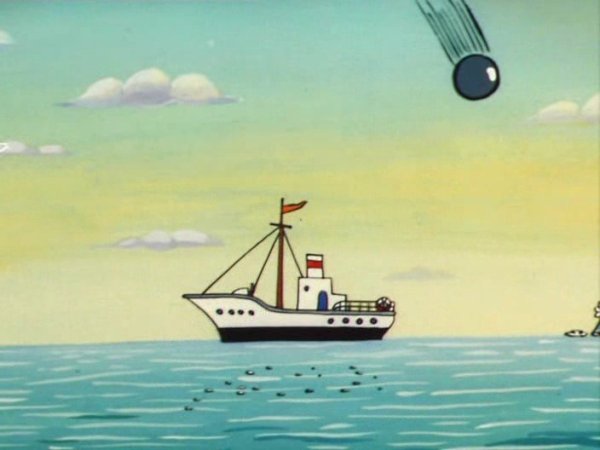 Кораблик по морю плывет