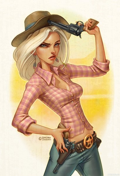 Блондинки в стиле арт