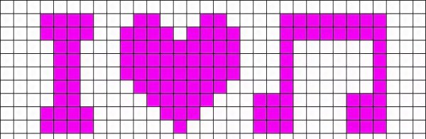 Рисунки по клеткам для личного дневника