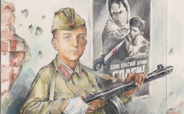 Маленький рисуночек солдату