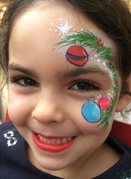 Аквагрим для детей на новый год