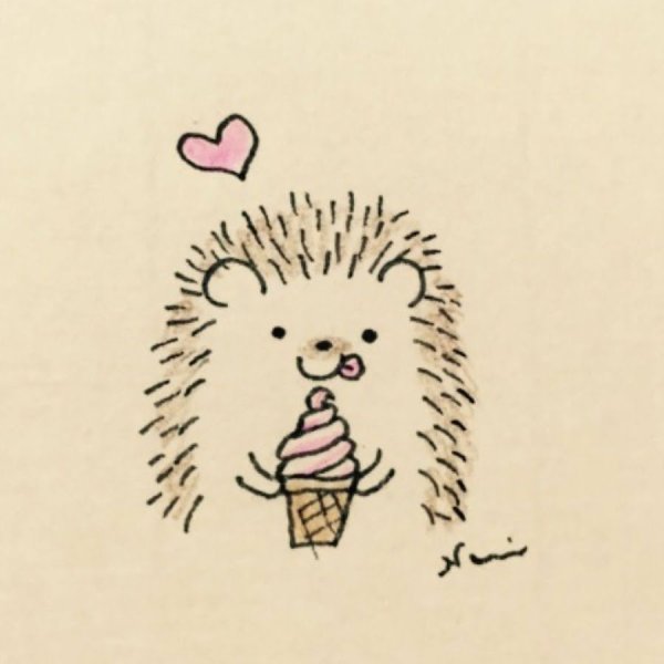 Рисунок Ёжика карандашом для срисовки