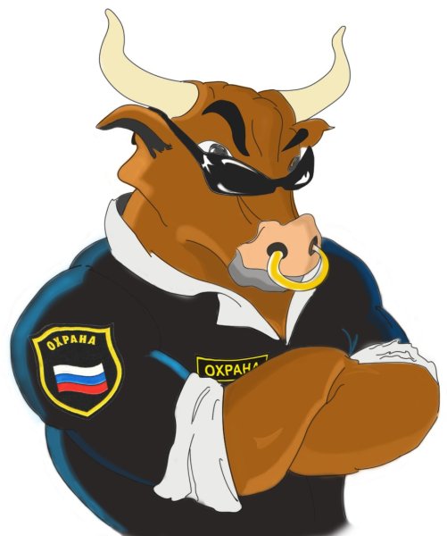 Бык мультяшный