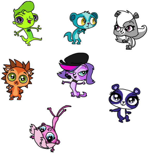 Littlest Pet shop персонажи