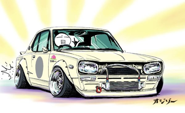 Рисунки японских автомобилей