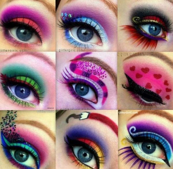 Яркий и необычный макияж для начинающих