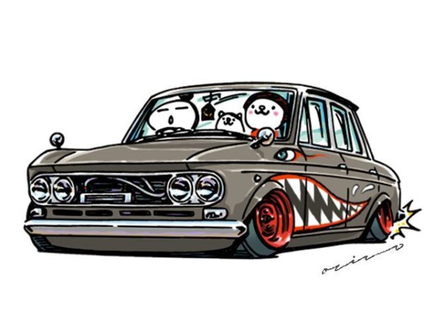 Стиль нарисованного авто