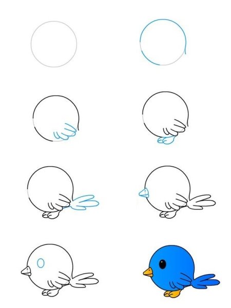 Рисование пошагово для детей