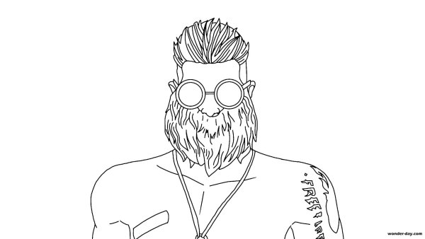 Раскраски для мальчиков фри фаер