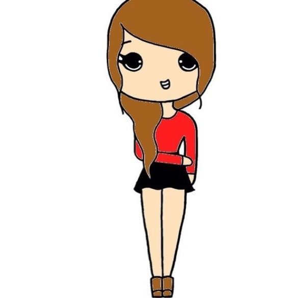 Мини девочки для срисовки