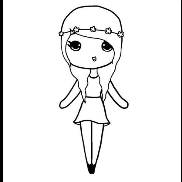 Несложные рисунки для девочек