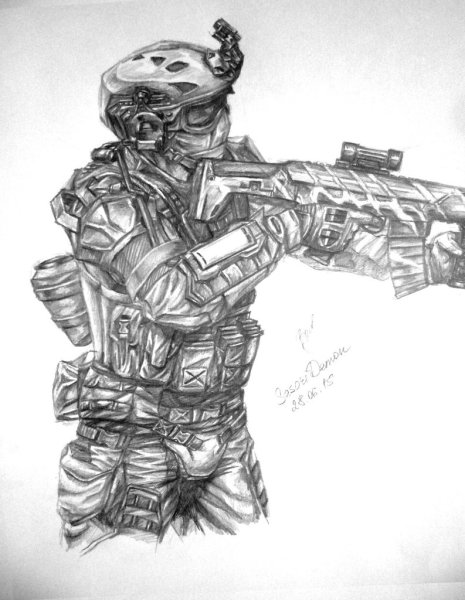 Варфейс карандашом