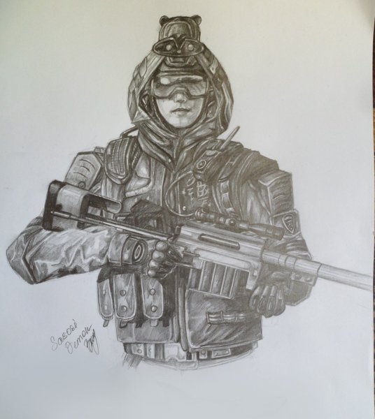 Варфейс карандашом