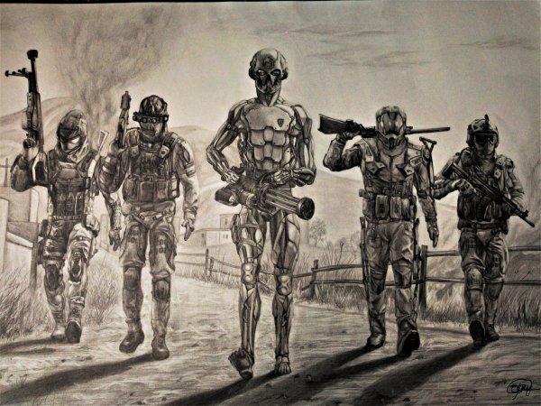 Варфейс карандашом