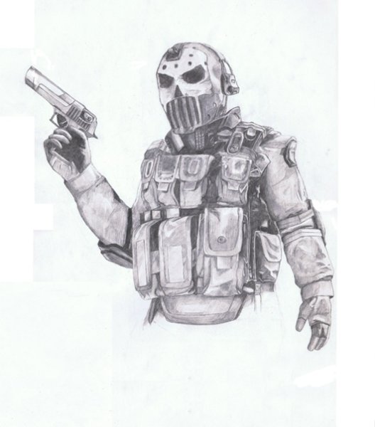 Мастер Чиф рисунок