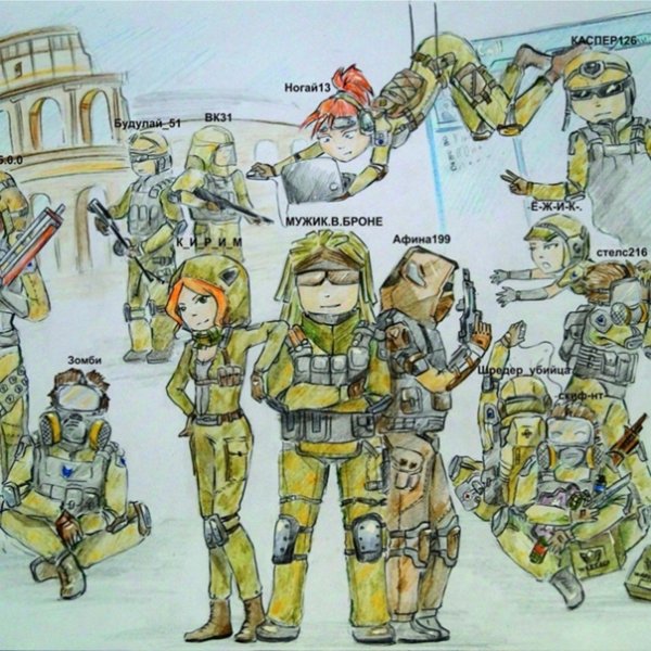 Эскизы варфейс