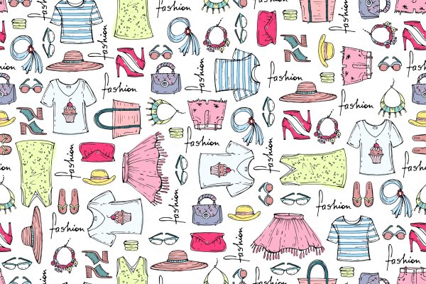Модные вещи рисунки