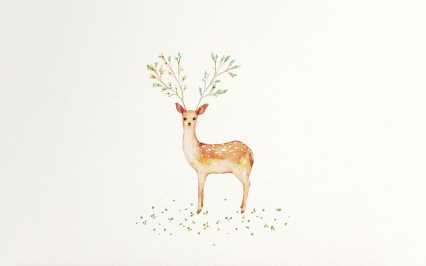 Олененок мультяшный