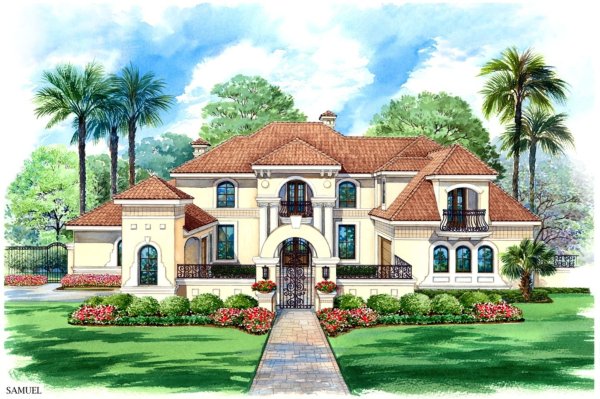 Красивый дом рисунок