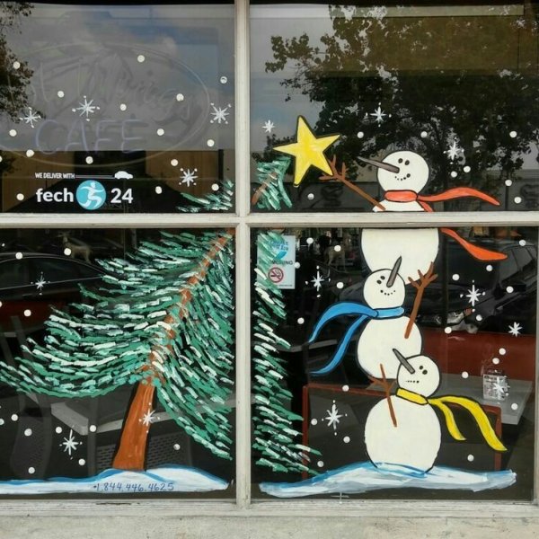 Трафарет "новогодний"