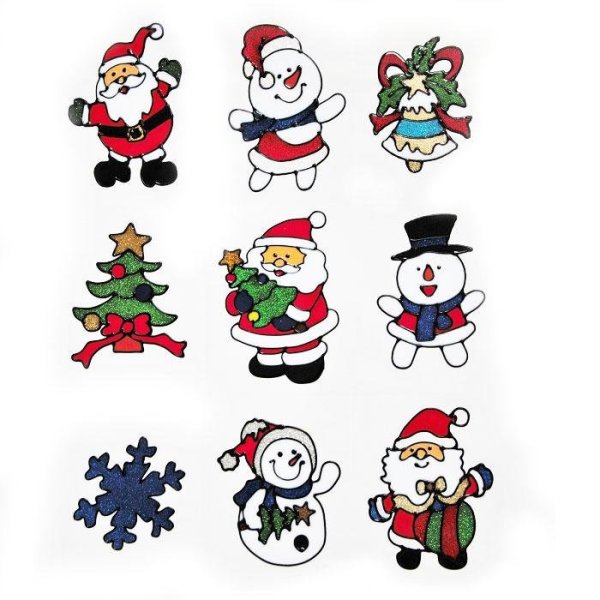 Новогодние рисункикина окнах