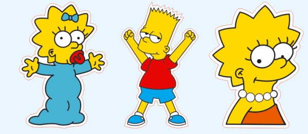 Карточки симпсоны