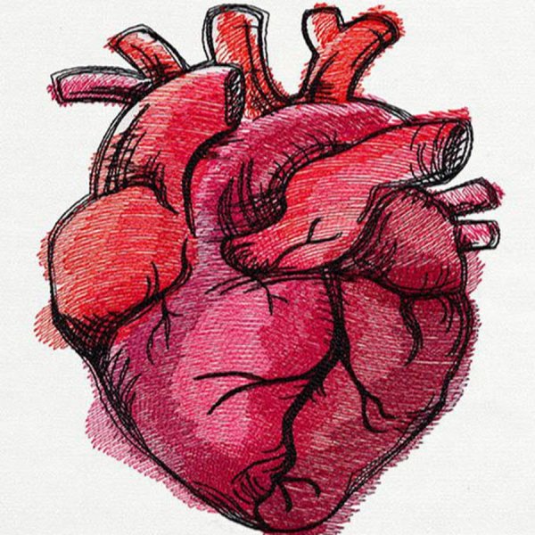 Необычное сердце рисунок