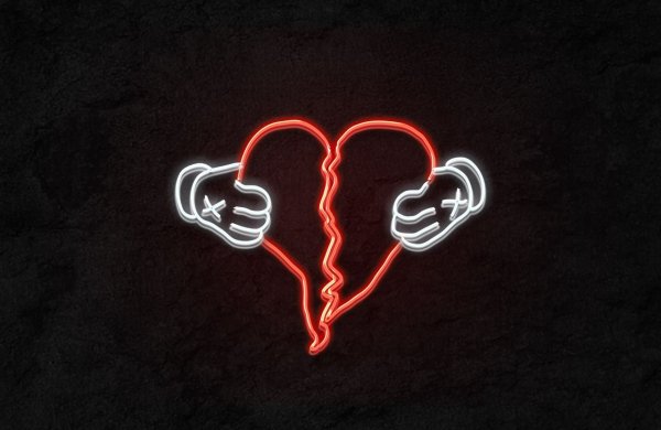 Неоновое сердце