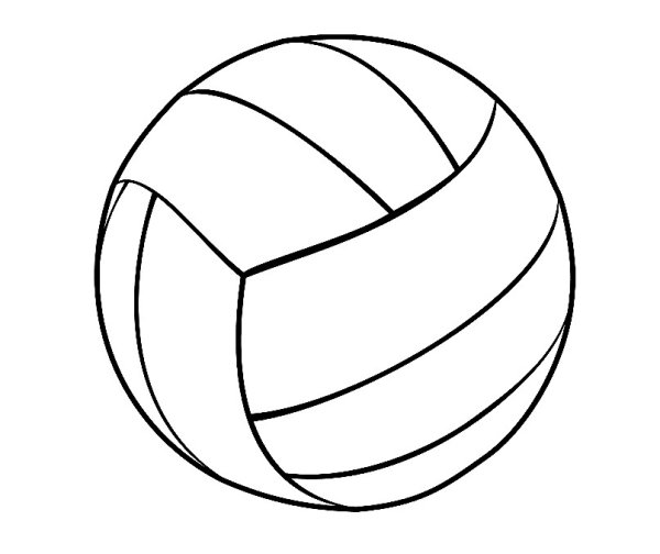 Мяч раскраска